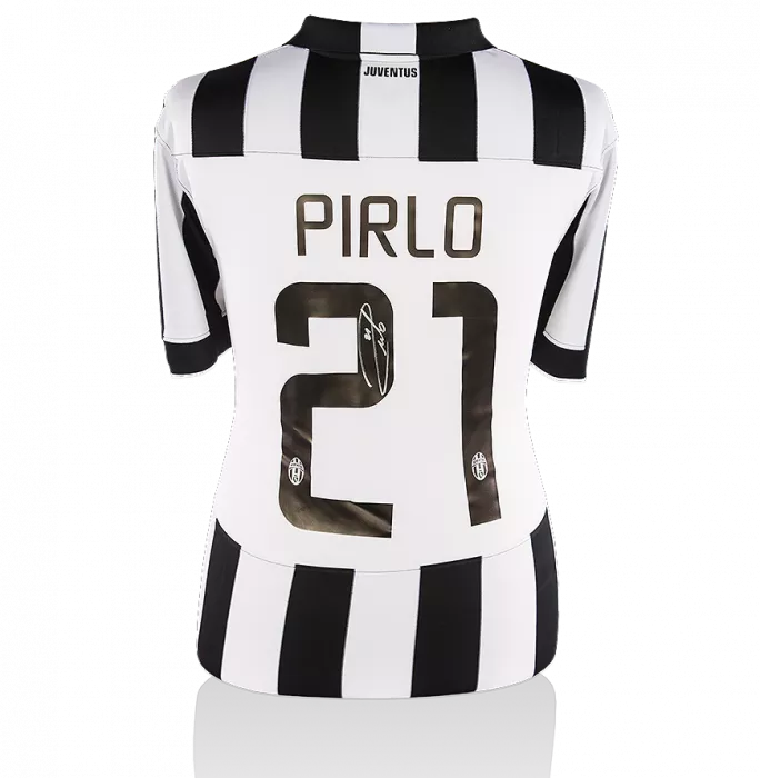 Icons Andrea Pirlo Signed Juventus 2014-15 Home Shirt