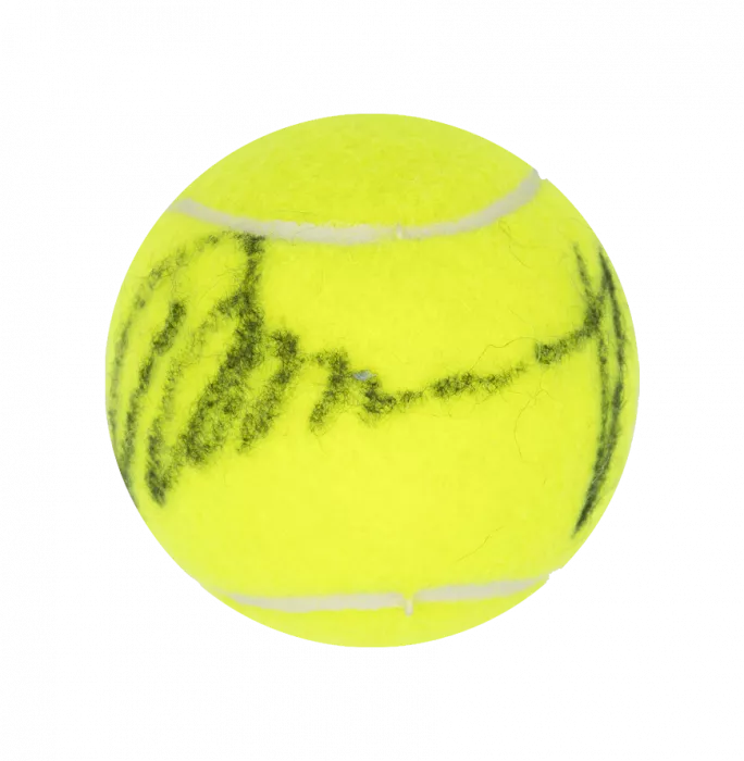 Icons Andy Murray Signed Tennis Ball In Acrylic Case