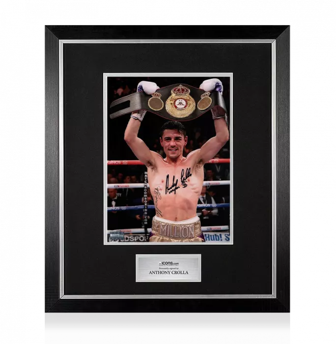 Icons Anthony Crolla Signed Photo In Premium Photo Frame