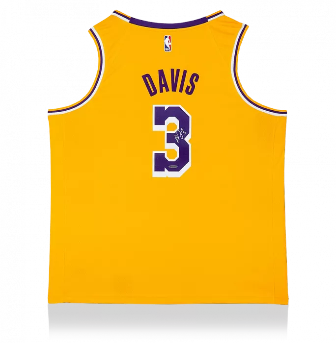 icons Anthony Davis Signed Los Angeles Lakers Home Jersey