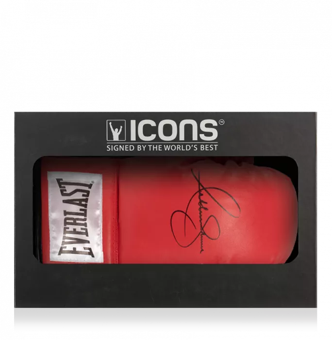 icons Anthony Joshua Signed Everlast Boxing Glove In Deluxe Packaging