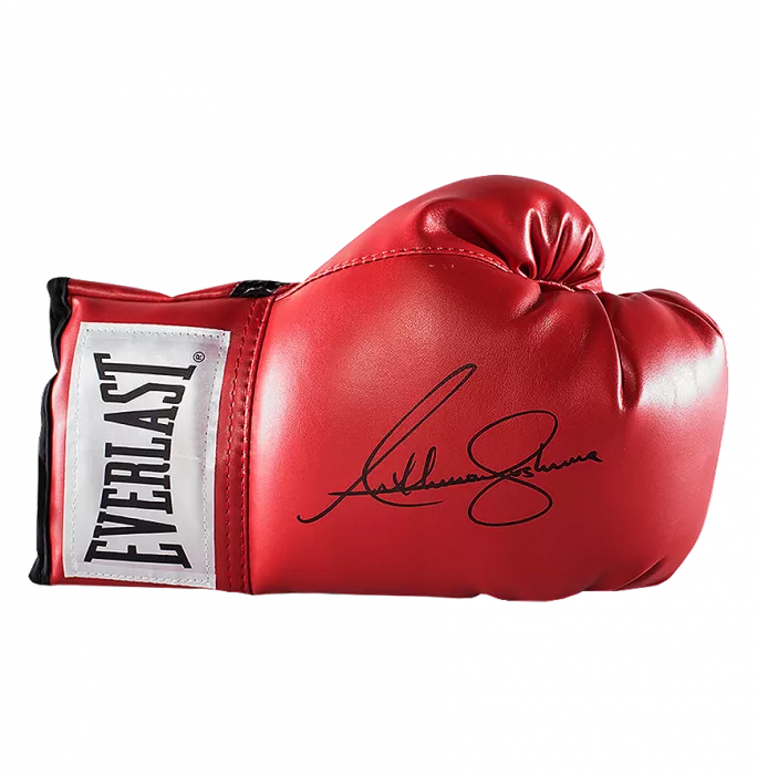 Icons Anthony Joshua Signed Red Everlast Boxing Glove