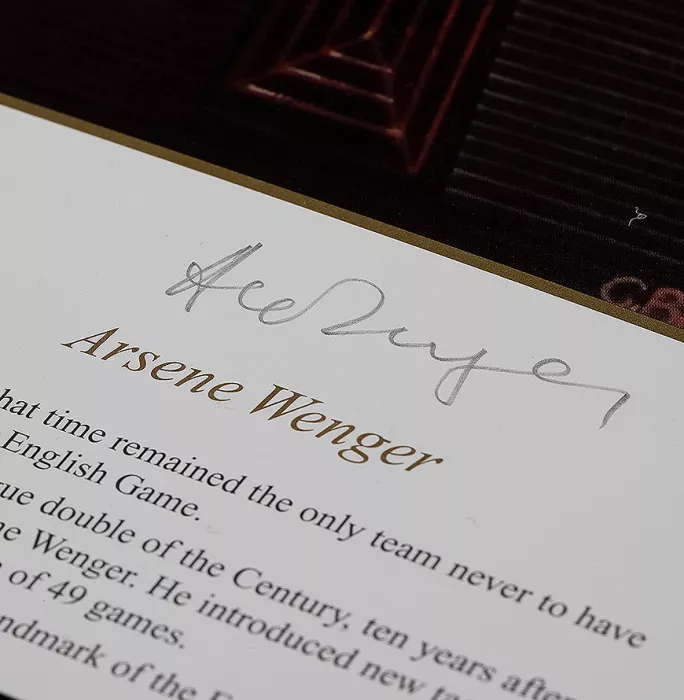 Icons Arsene Wenger Signed Special Edition Arsenal Print: Farewell To Highbury