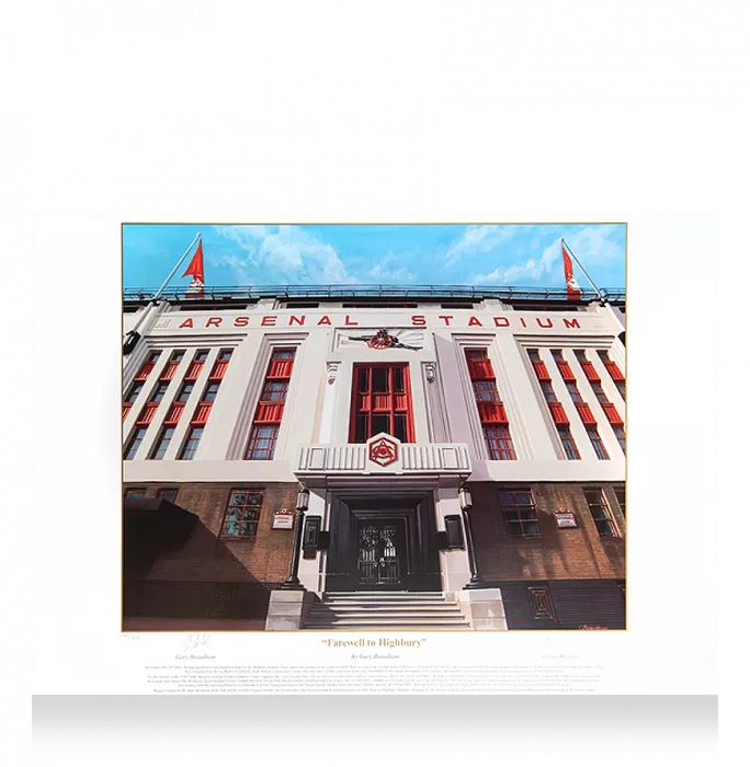 icons Arsene Wenger Signed Special Edition Arsenal Print: Farewell to Highbury