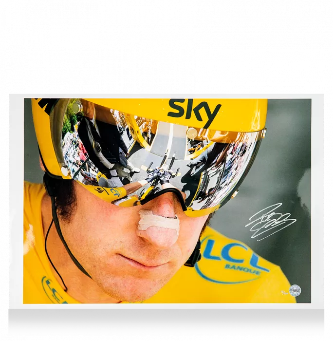 Icons Bradley Wiggins Signed Limited Edition Photo: Tour De France Icon