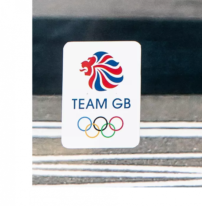 Icons Bradley Wiggins Signed Limited Edition Team GB Photo: Individual Time Trial Gold