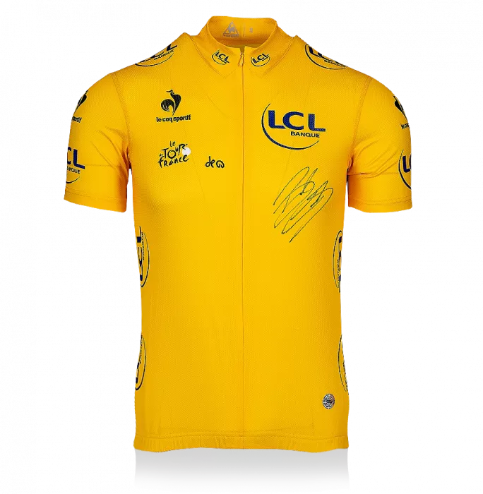 Icons Bradley Wiggins Signed Yellow Tour De France Jersey