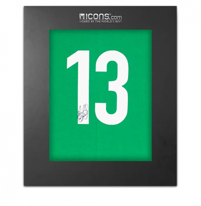 icons Brian O'Driscoll Back Signed Ireland Rugby Shirt In Deluxe Packaging