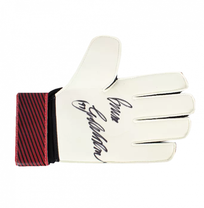icons Bruce Grobbelaar Signed Goalkeeper Glove: Umbro