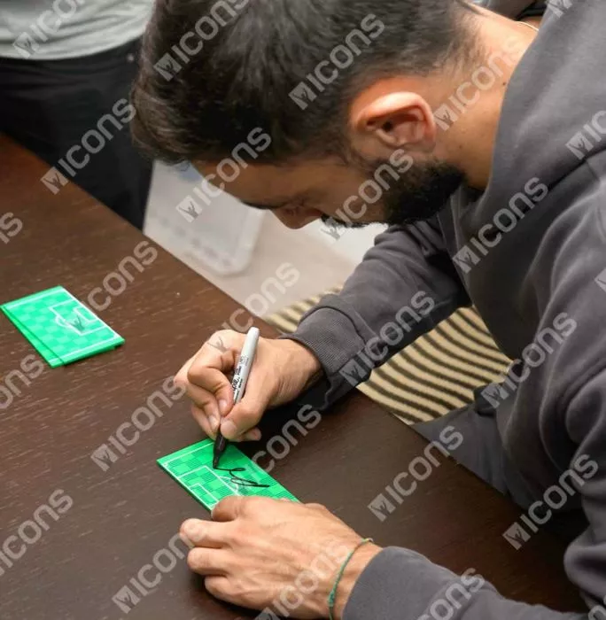 Icons Bruno Fernandes Signed LEGO® Old Trafford Set