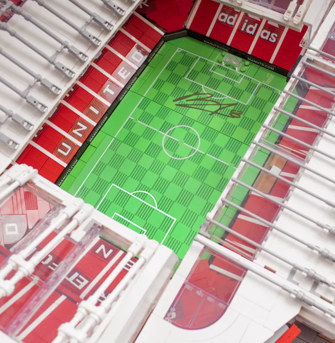 Icons Bruno Fernandes Signed LEGO® Old Trafford Set