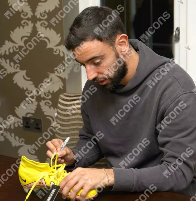 Icons Bruno Fernandes Signed Mercurial Superfly Pro Nike Boot