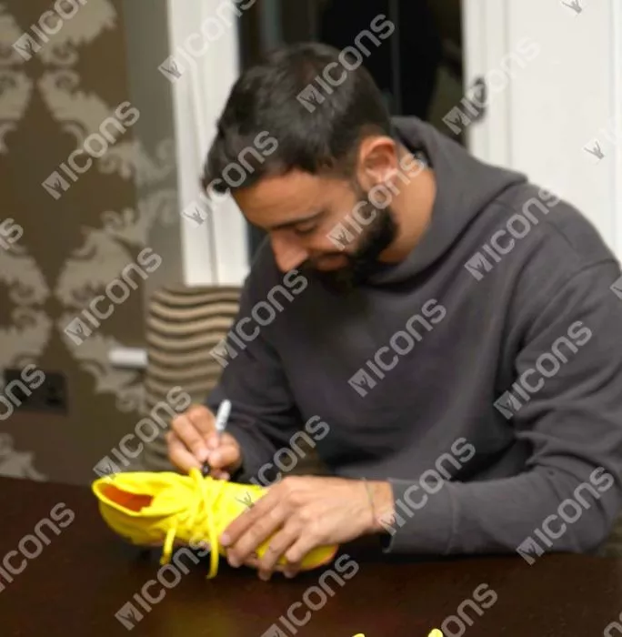 Icons Bruno Fernandes Signed Mercurial Superfly Pro Nike Boot