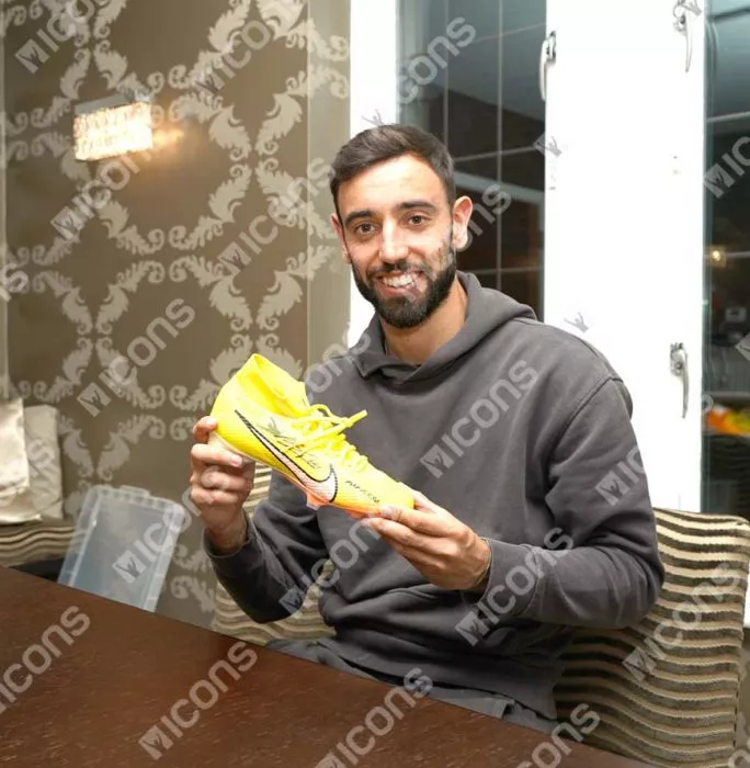 Icons Bruno Fernandes Signed Mercurial Superfly Pro Nike Boot