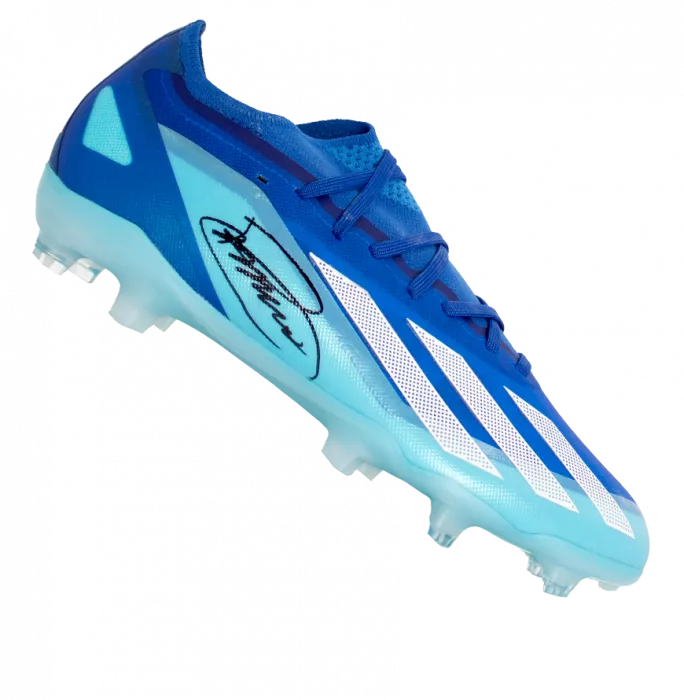 Icons Bruno Guimaraes Signed Adidas X Crazyfast.1 Boot In Acrylic Case