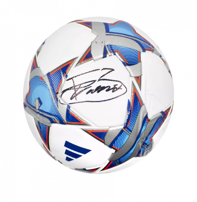 Icons Bruno Guimarães Signed UEFA Champions League Football In Acrylic Case