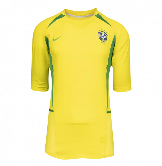 Icons Cafu Official 2002 FIFA World Cup™ Back Signed And Hero Framed Brazil 2002-04 Home Shirt: 2002 FIFA World Cup Winning Captain Edition