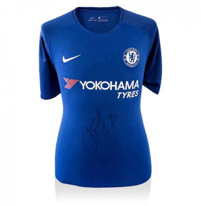 icons Callum Hudson-Odoi Front Signed Chelsea 2017-18 Home Shirt