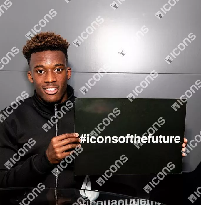 Icons Callum Hudson-Odoi Signed Chelsea Photo: Blues Debut
