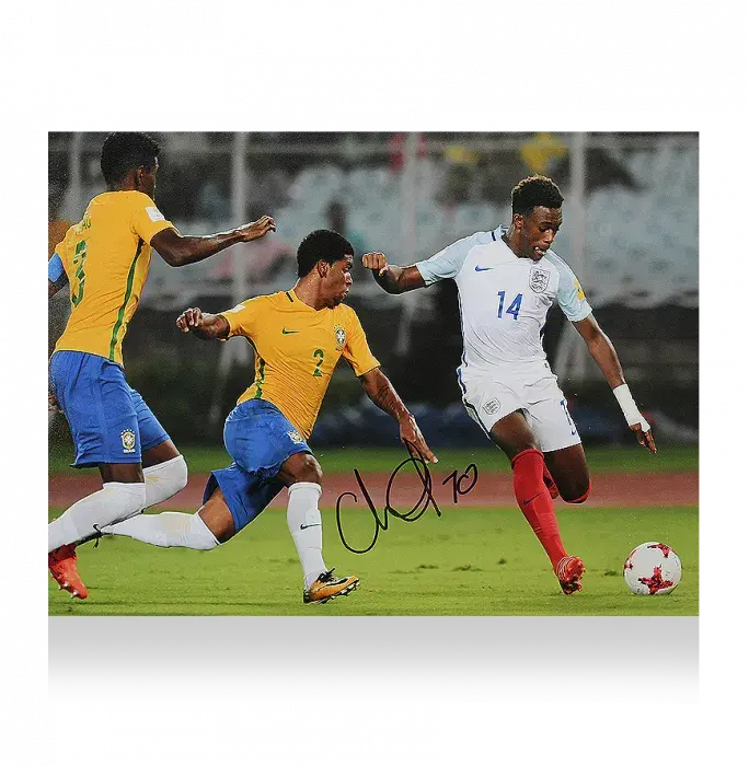 icons Callum Hudson-Odoi Signed England Photo: Three Lions' Next Big Thing