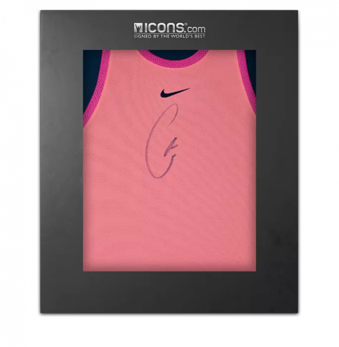 icons Carlos Alcaraz Signed Dri-Fit Slam Alcaraz NY Tank Top In Deluxe Packaging