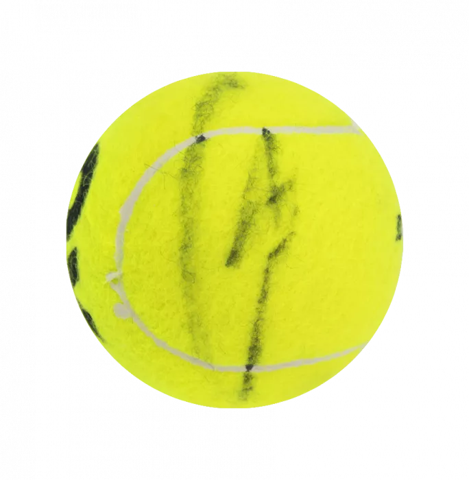 Icons Carlos Alcaraz Signed Dunlop Australian Open Tennis Ball In Acrylic Case