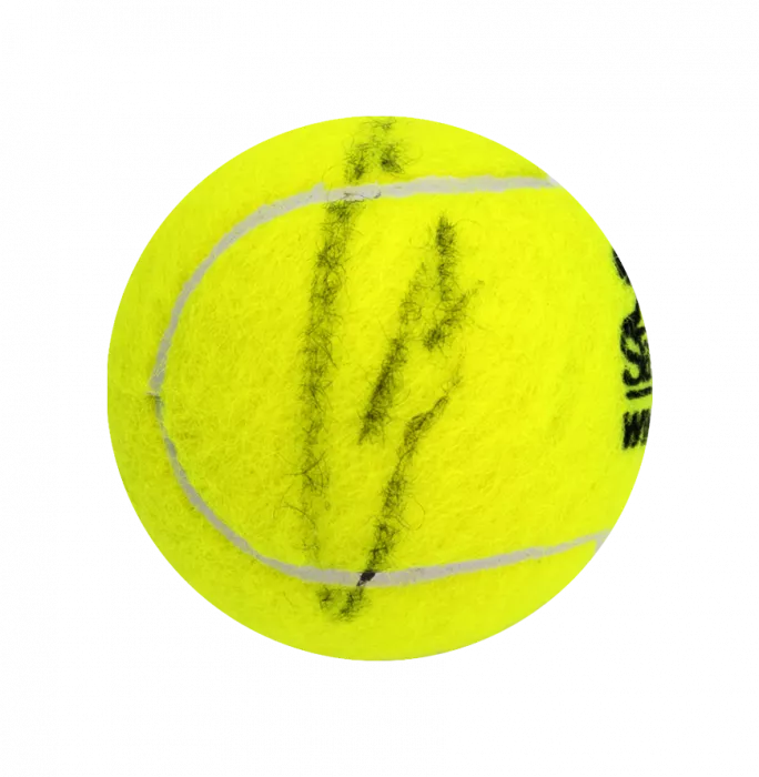 Icons Carlos Alcaraz Signed Slazenger Wimbledon Tennis Ball In Acrylic Case