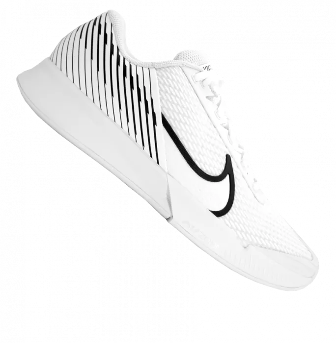 Icons Carlos Alcaraz Signed White Nike Zoom Vapor Tennis Shoe In Acrylic Case