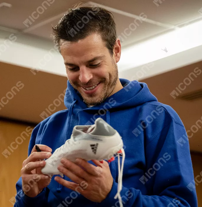 Icons Cesar Azpilicueta Signed White Adidas Speedflow Boot