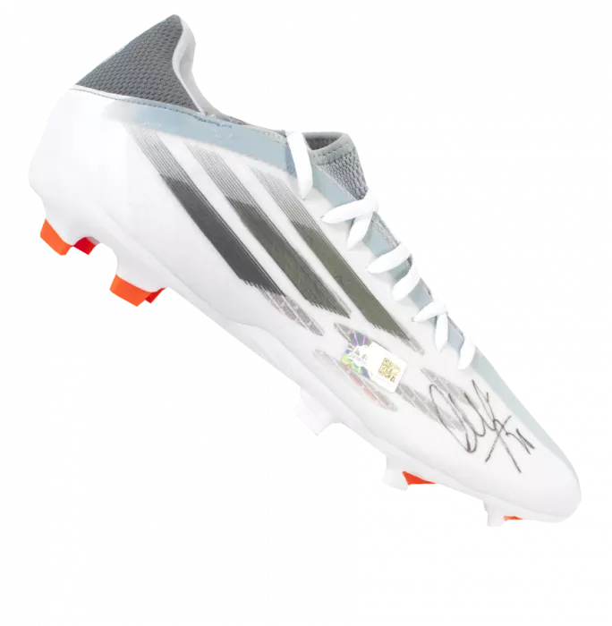 icons Cesar Azpilicueta Signed White Adidas Speedflow Boot