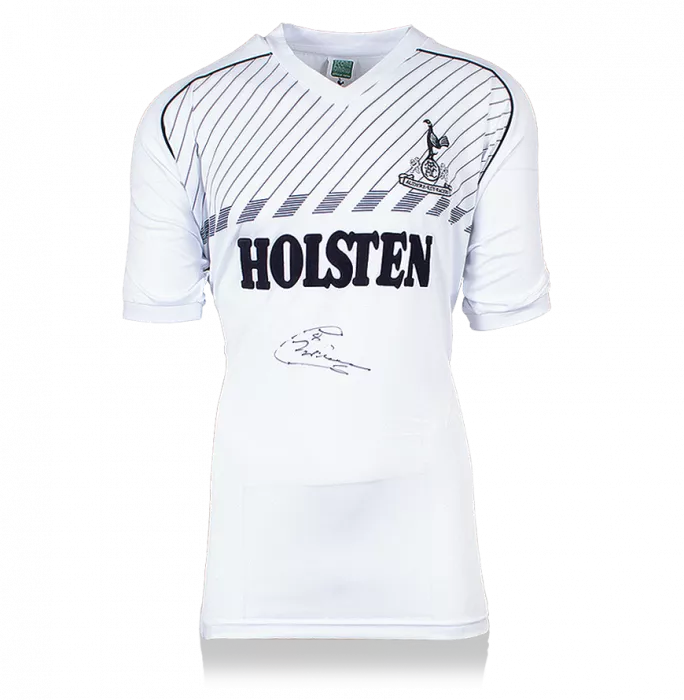 icons Chris Waddle Front Signed Tottenham Hotspur 1986 Home Shirt