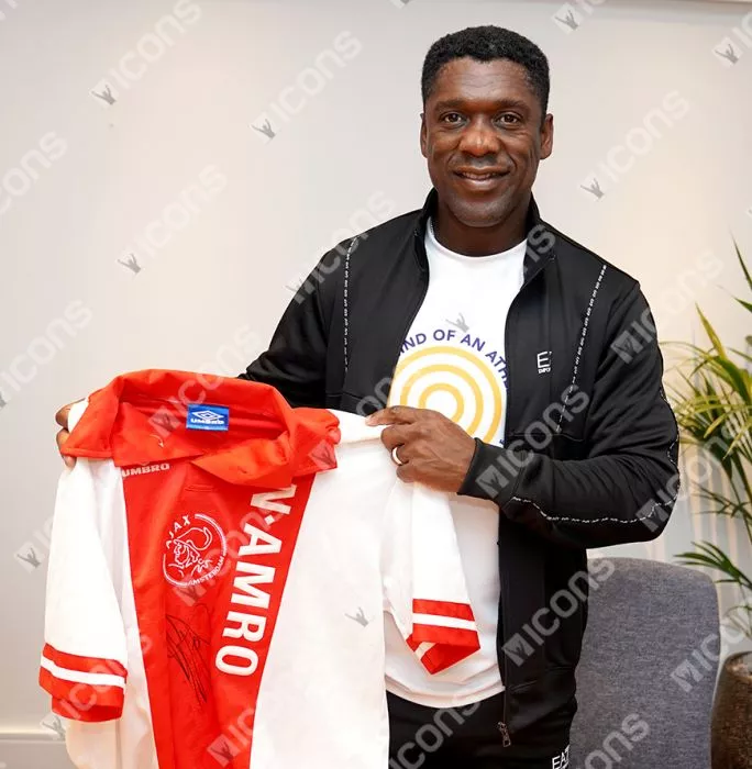 Icons Clarence Seedorf Back Signed AFC Ajax 1993-94 Home Shirt In Classic Frame