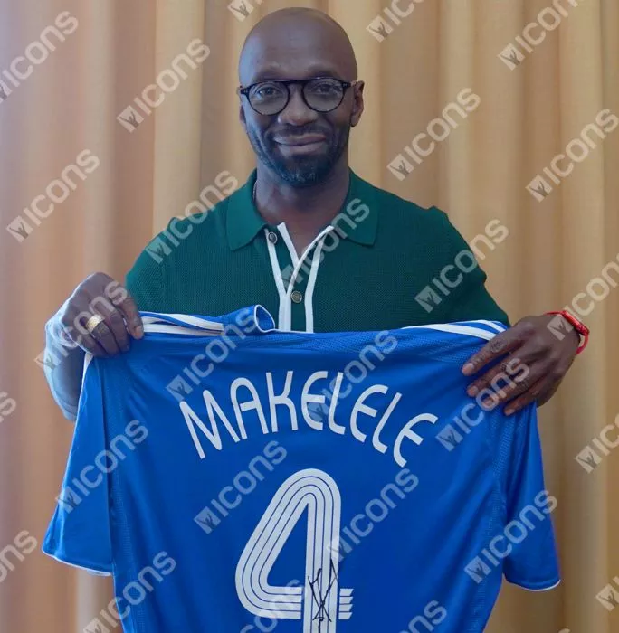 Icons Claude Makelele Back Signed Chelsea FC 2005-06 Home Shirt