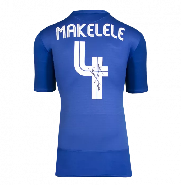 icons Claude Makelele Back Signed Chelsea FC 2005-06 Home Shirt: Centenary Edition