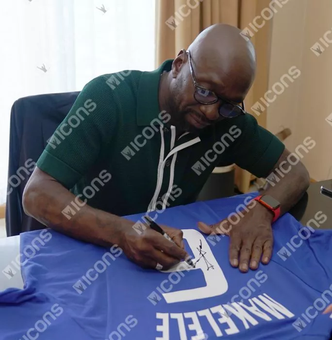 Icons Claude Makelele & Zinedine Zidane Signed France Shirts In Classic Dual Frame