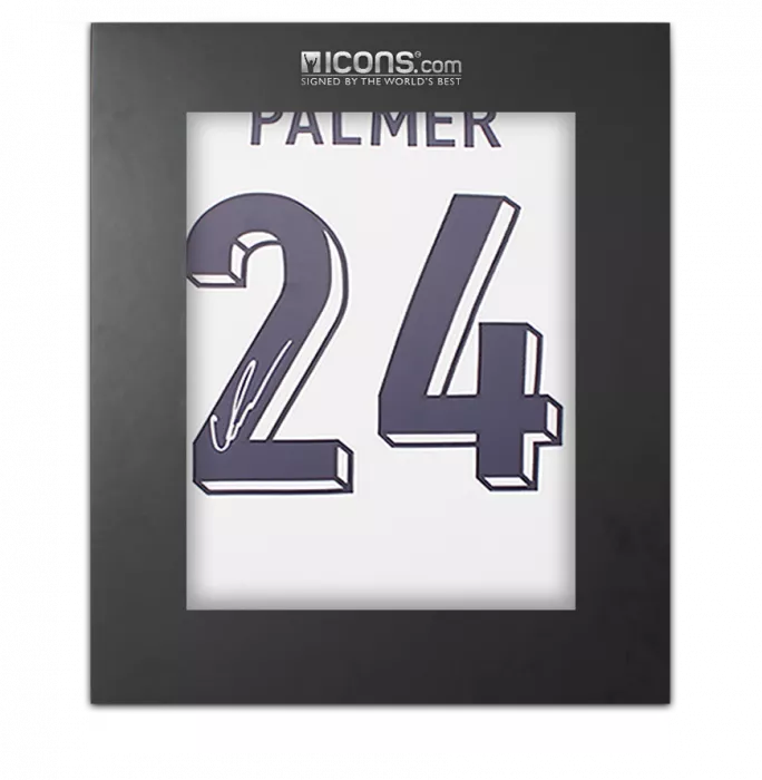 icons Cole Palmer Back Signed England 2024-25 Home Shirt In Deluxe Packaging