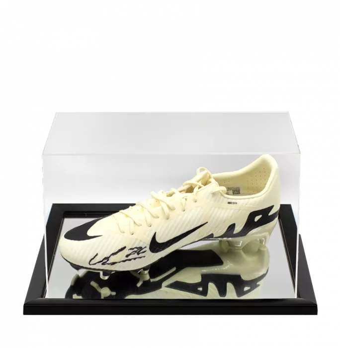 icons Cole Palmer Signed Nike Mercurial Vapor Boot In Acrylic Case