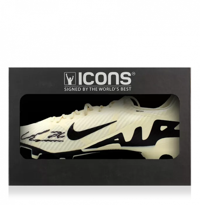 icons Cole Palmer Signed Nike Mercurial Vapor Boot In Deluxe Packaging