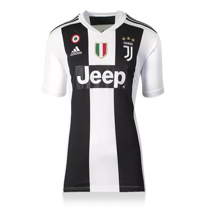 Icons Cristiano Ronaldo Back Signed Juventus 2018-19 Home Shirt In Hero Frame: Option 1