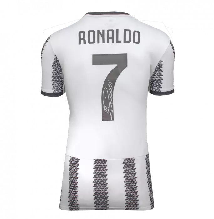 Icons Cristiano Ronaldo Back Signed Juventus 2022-23 Home Shirt