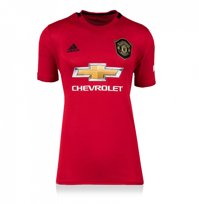 Icons Cristiano Ronaldo Back Signed Manchester United 2019-20 Home Shirt