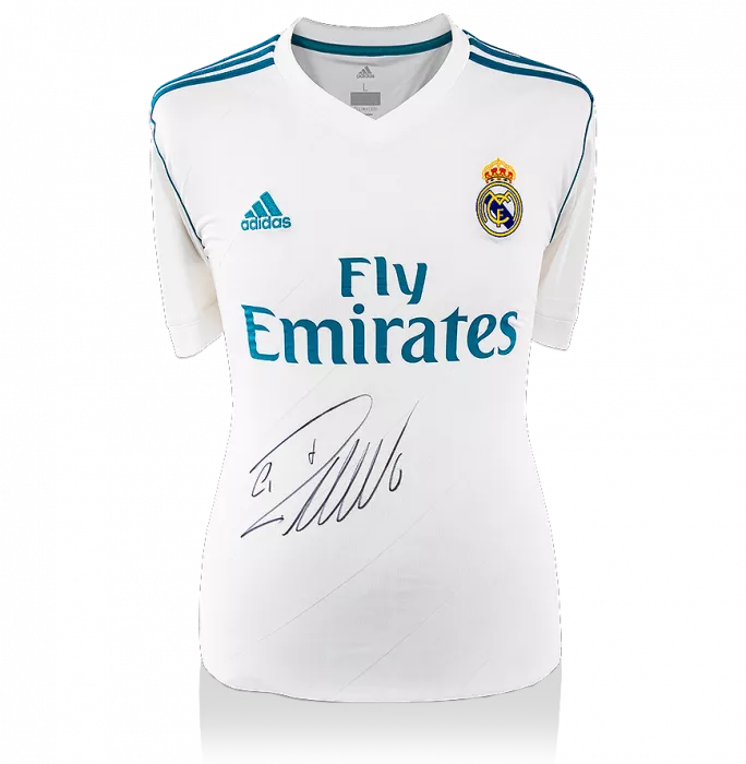 icons Cristiano Ronaldo Front Signed Real Madrid 2017-18 Home Shirt