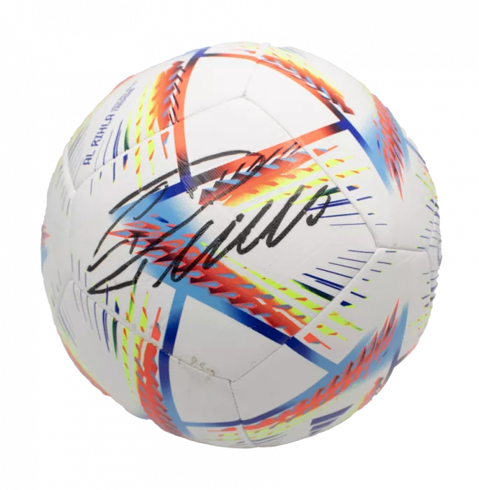 Icons Cristiano Ronaldo Official 2022 FIFA World Cup™ Signed Football In Acrylic Case
