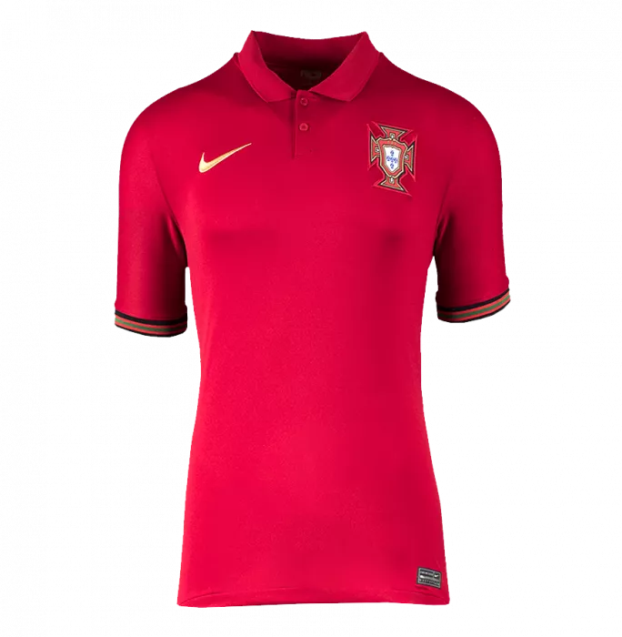 Icons Cristiano Ronaldo Official Ballon D'Or™ Back Signed And Hero Framed Portugal 2021 Home Shirt