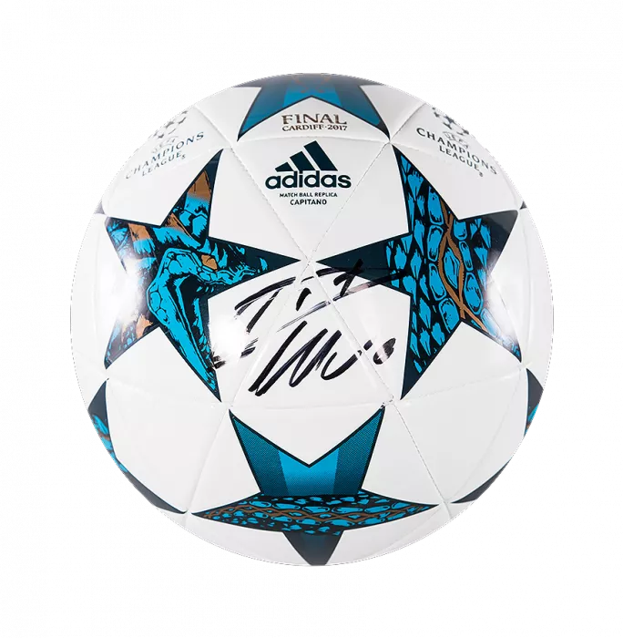 icons Cristiano Ronaldo Signed 2017 UEFA Champions League Final Ball