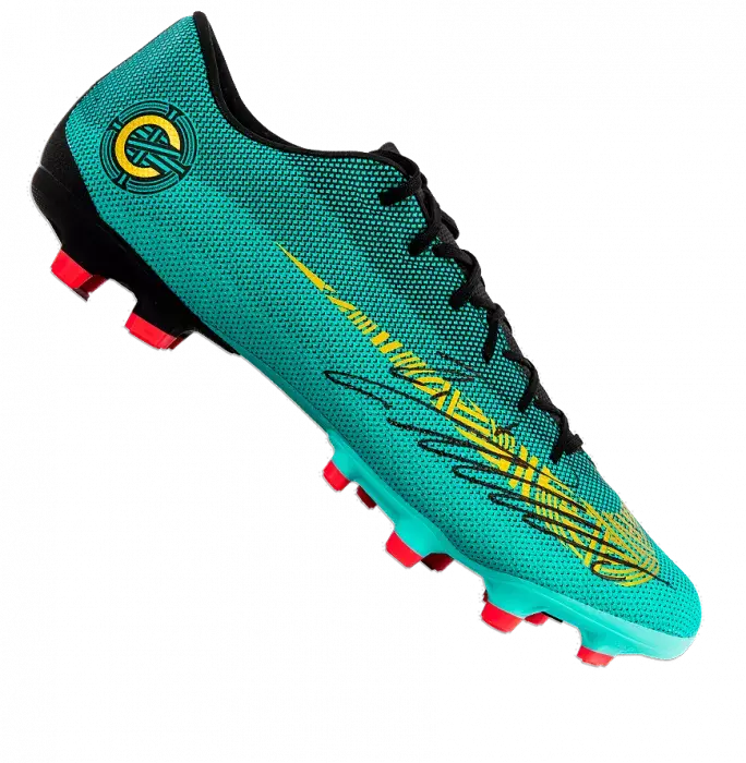 icons Cristiano Ronaldo Signed Nike CR7 Mercurial Superfly VI Boot