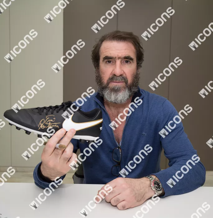 Icons Cristiano Ronaldo Signed Nike Mercurial Boot & Eric Cantona Signed Nike Tiempo Boot In Manchester United Master Frame