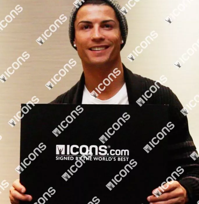 Icons Cristiano Ronaldo Signed Portugal 2014 Home Shirt
