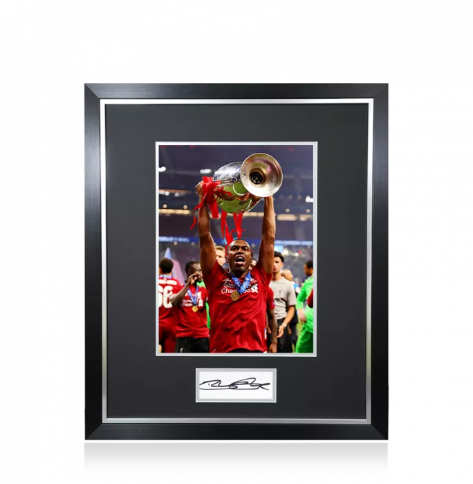 Icons Daniel Sturridge Signed Plaque And Photo Frame: 2019 UEFA Champions League Winner