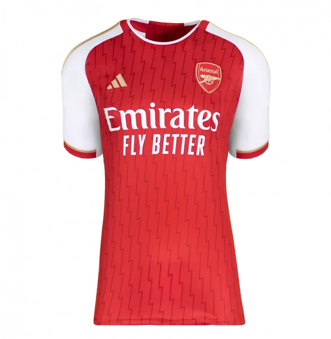 Icons Declan Rice Back Signed Arsenal 2023-24 Home Shirt